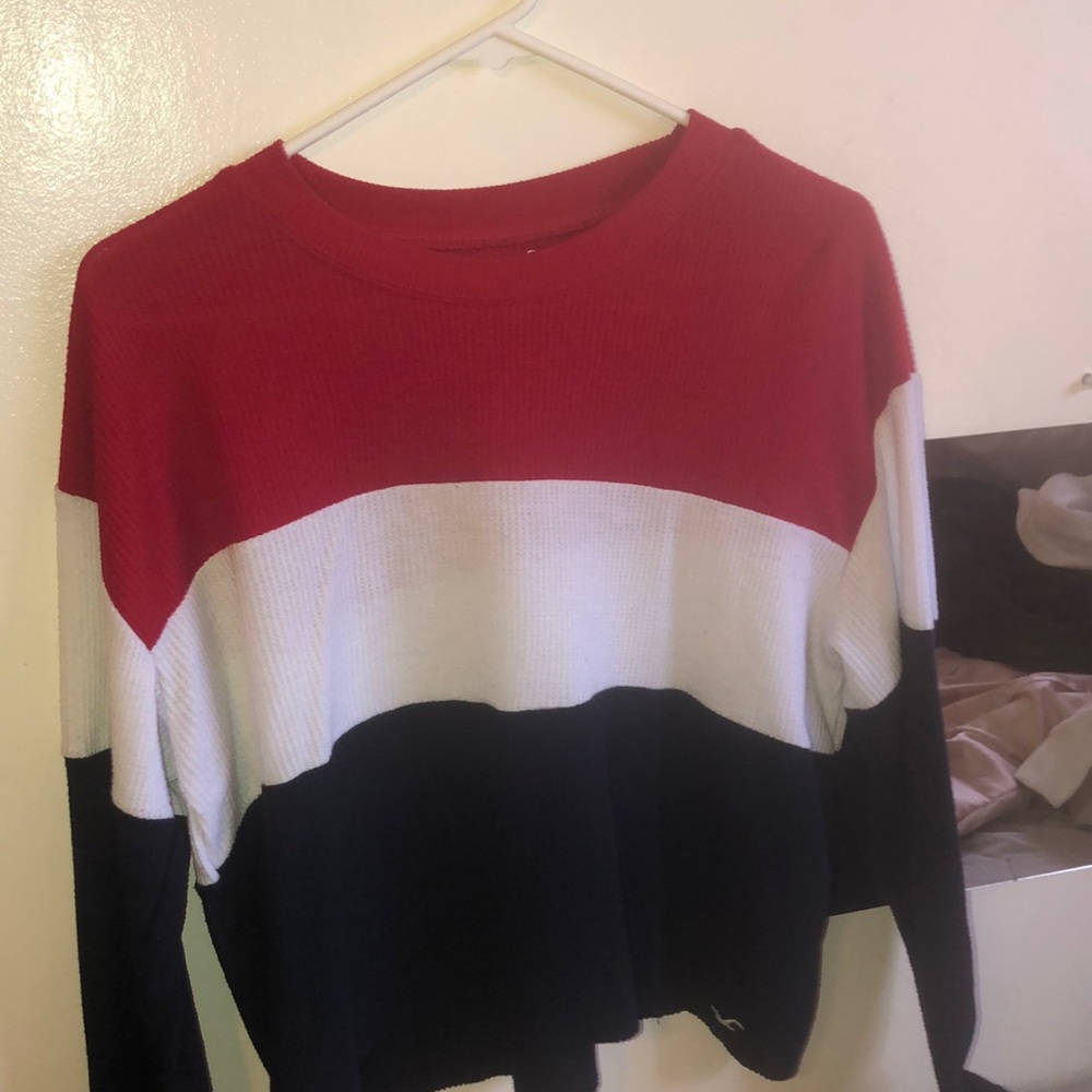 Long sleeve Hollister Waffle Boyfriend Tee